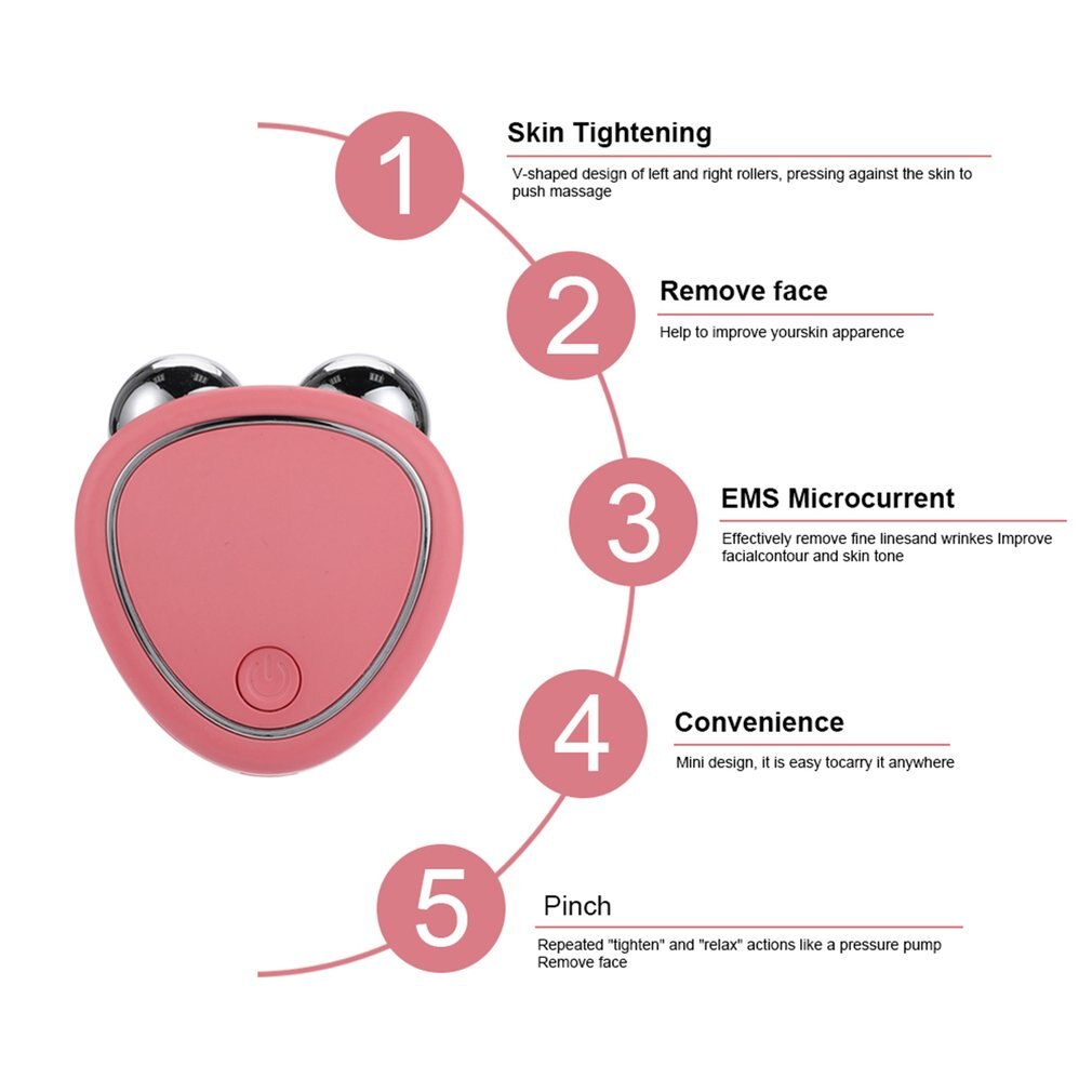 Instrument portabil de frumusețe cu microcurent facial