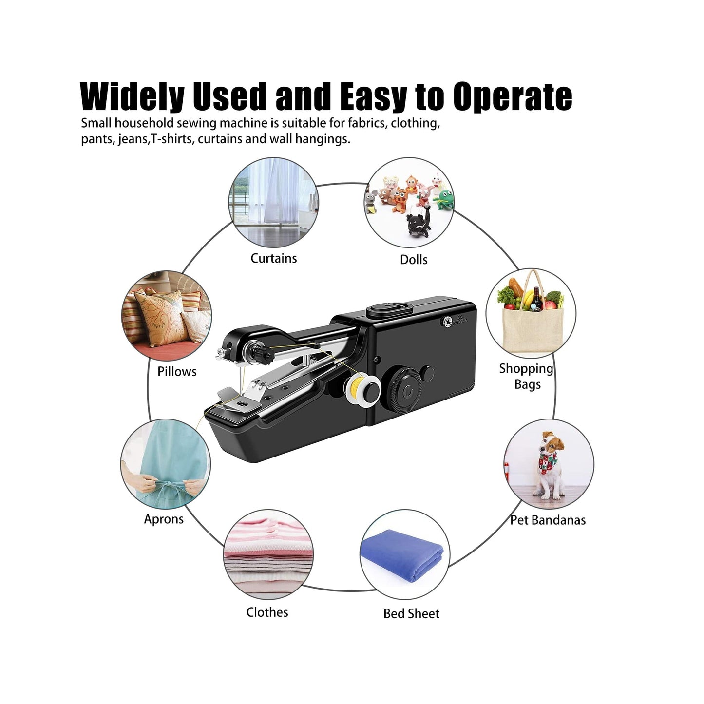 Handheld Portable Electric Sewing Machine